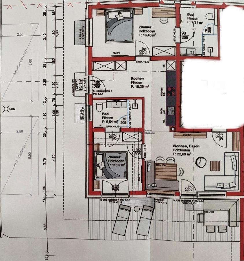 Reh4 Appartement Вестендорф Экстерьер фото